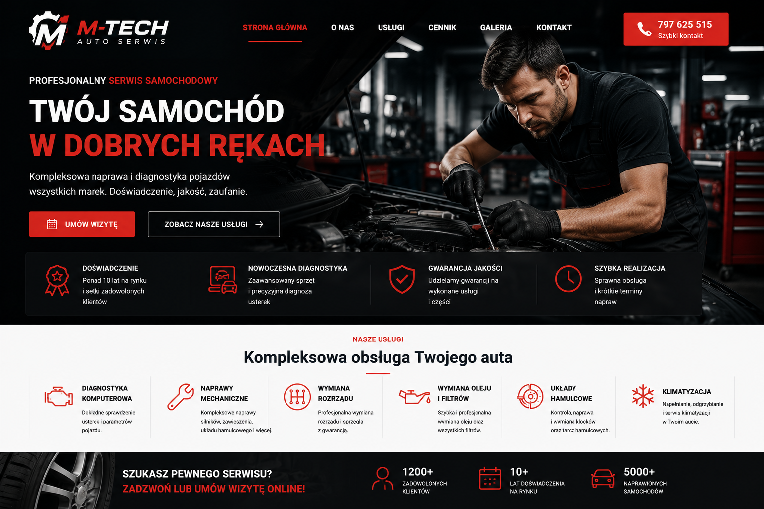 Przykładowa strona dla mechanika